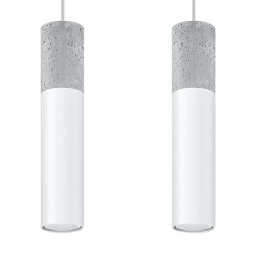 Sollux BORGIO SL.0648 Lampă cu pendul 2x40W/GU10 IP20