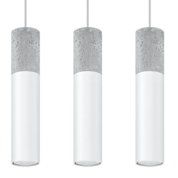 Sollux BORGIO SL.0649 Lampă cu pendul 3x40W/GU10 IP20