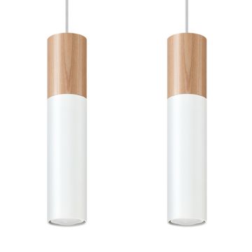 Sollux PABLO SL.0629 Lampă cu pendul 2x40W/GU10 IP20