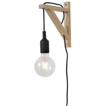 Lucide FIX 08208/01/30 Aplique de perete 1x60w/e27 ip20