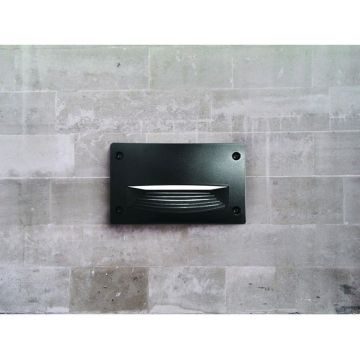 Novolux DEVON 084I-G31X1A-02 Lampă de scări montată 1x3W/GX53 350LM IP66
