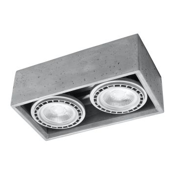 Sollux QUATRO 2 SL.0884 Lumină montată pe suprafață 2x40W/GU10 IP20
