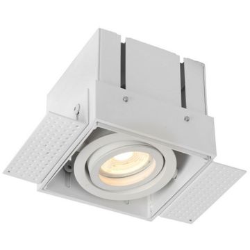 Lucide TRIMLESS 09925/01/31 Lumină îngropată deasupra plafonului 1x50w/gu10 ip20
