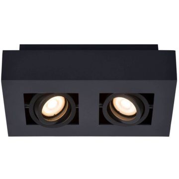 Lucide XIRAX 09119/11/30 Lumină montată pe suprafață 2x5w/gu10 2200k 320lm ip20