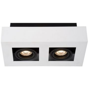 Lucide XIRAX 09119/11/31 Lumină montată pe suprafață 2x5w/gu10 2200k 320lm ip20