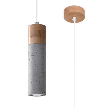 Sollux ZANE 1 SL.0965 Lampă cu pendul 1x40W/GU10 IP20