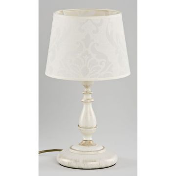 Alfa ROKSANA WHITE 18538 Lampă de masă 1x60W/E27
