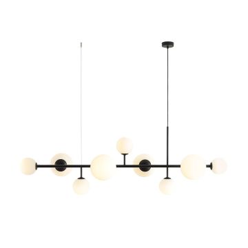 Aldex DIONE 9 BLACK 1092N1 Lampă cu pendul 9x40W/60W/E14/E27 IP20