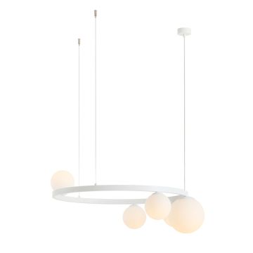 Aldex GARDA 1099F_R Lampă cu pendul 4x10W/E14 + 1x15W/E27 IP20