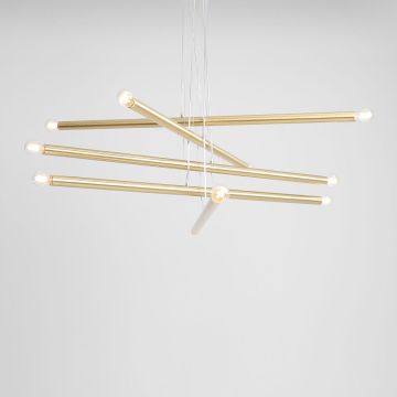 Aldex TUBO 1072M40 Lampă cu pendul 10x40W/E14