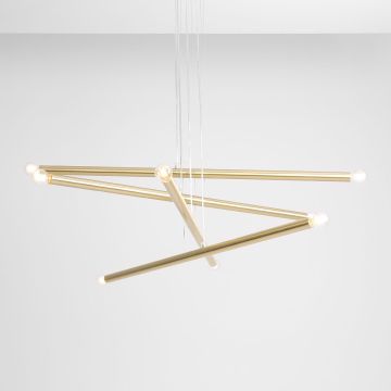 Aldex TUBO 1072P40 Lampă cu pendul 8x40W/E14