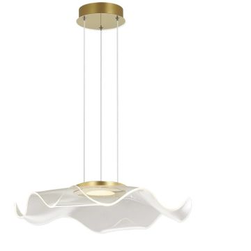 Altavola Design VELO LA101/P2_gold Lampă cu pendul 1x30W/LED 3000K 1800lm IP20