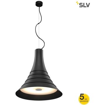 SLV BATO 1000435 Lampă cu pendul 1x30W/LED 2700K 1450LM IP20