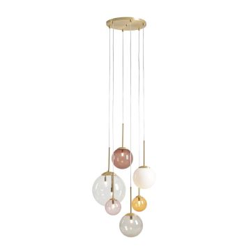 Aldex BOSSO 1119K40_R Lampă cu pendul 6x15W/G9|E27 IP20