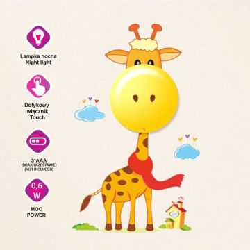 Milagro GIRAFFE ML114 Aplique de perete 1x0,6W/LED