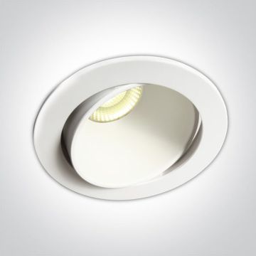 One Light The Bathroom 11106PK/W/W Lumină îngropată deasupra plafonului 1x8W/LED 3000K 850lm IP54