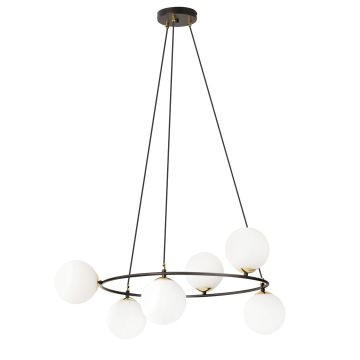 Emibig AZURA 1295/6 Lampă cu pendul 6x10W/E14 IP20