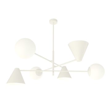 Emibig HERMES 1348/6 Lampă de tavan 6x10W/E14 IP20