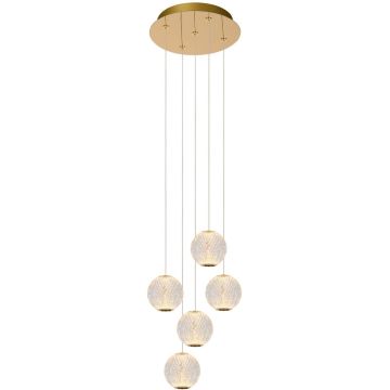 Lucide CINTRA 13499/22/60 Lampă cu pendul 1x21w/led 2700k 1300lm ip20