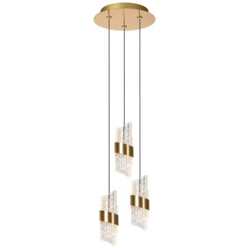 Lucide KLIGANDE 13496/21/02 Lampă cu pendul 3x7w/led 2700k 720lm ip20