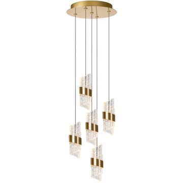 Lucide KLIGANDE 13496/36/02 Lampă cu pendul 5x7w/led 2700k 720lm ip20