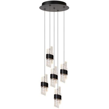 Lucide KLIGANDE 13496/36/30 Lampă cu pendul 5x7w/led 2700k 720lm ip20