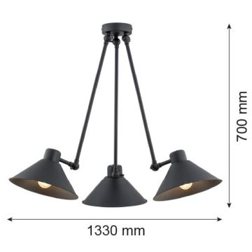 Argon ALTEA 1452 Lampă cu pendul 3x15W/E27 IP20