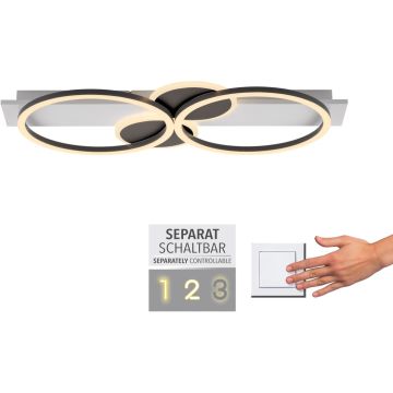 Paul Neuhaus TROOPER 14552-16 Lampă de tavan 4x40W/LED 3000k 6400lm ip20