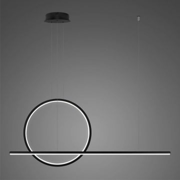 Altavola Design Linea No.2 LA087/PX100_40_3k_black Lampă cu pendul 2x30W/LED 3000K 1800lm IP44