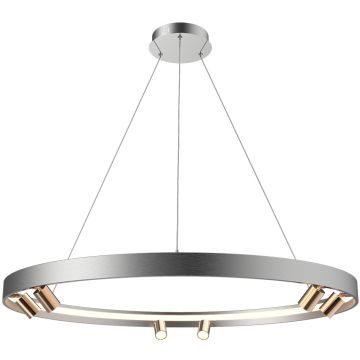 Altavola Design Spectra LA114/P_90_6+1_grey_gold Lampă cu pendul 1x37W+6x5W/LED 3000K 2200lm IP20