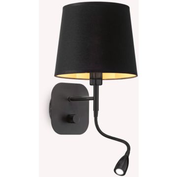Ideal Lux NORDIK 158242 Aplique de perete 1x40W/E14+1x1.5W/LED ip20