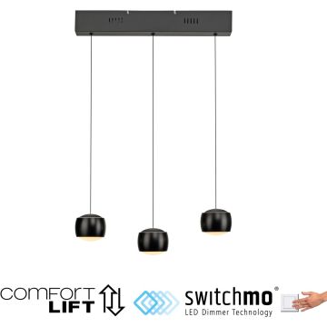 Paul Neuhaus BALLINI 15261-18 Lampă cu pendul 3x22W/LED 3000k 2400lm ip20