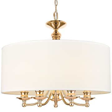 Cosmolight ABU DHABI P05896AU-WH Lampă cu pendul 5x40W/E14