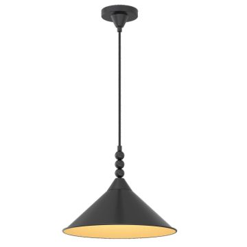 Cosmolight ASHFORD P01517BK Lampă cu pendul 1x40W/E27 ip20
