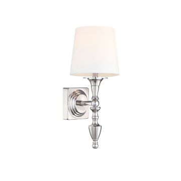 Cosmolight AUSTIN W01118NI-WH Aplique de perete 1x40W/E14 IP20