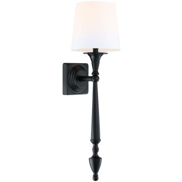 Cosmolight AUSTIN W01296BK-WH Aplique de perete 1x40W/E27 IP20