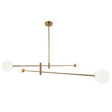 Cosmolight CAPE TOWN P04167BR Lampă de tavan 4x6W/G9 IP20