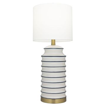 Cosmolight COASTAL T01026BR-WH Lampă de masă 1x40W/E27 IP20