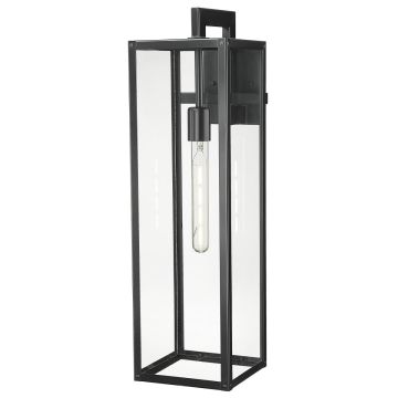 Cosmolight KYOTO W01715BK Aplique de perete 1x60W/E27 IP23