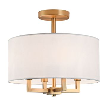Cosmolight LILLE C04913BR-WH Lampă de tavan 4x40W/E14 IP20