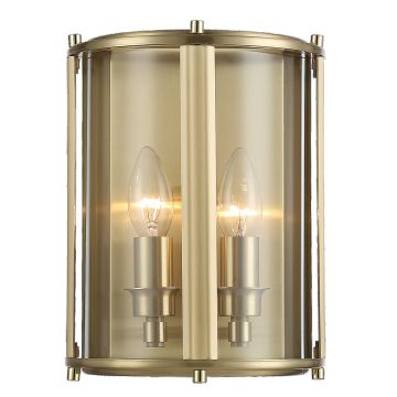 Cosmolight NEW YORK W02194BR Aplique de perete 2x40W/E14 ip20