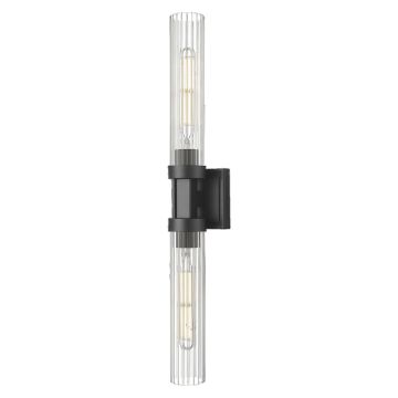Cosmolight QUINCY W02873BK Aplique de perete 2x40W/E27 ip20