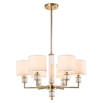 Cosmolight SUTTON P06385AU-WH Lampă de tavan 6x40W/E14 ip20