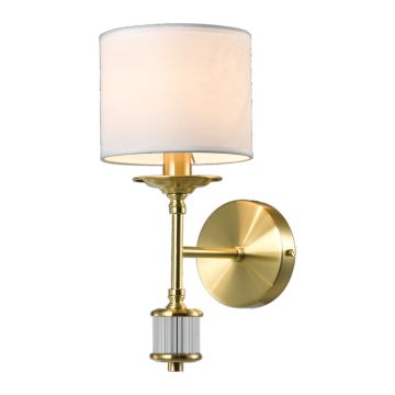 Cosmolight SUTTON W01845BR-WH Aplique de perete 1x25W/E14 ip20