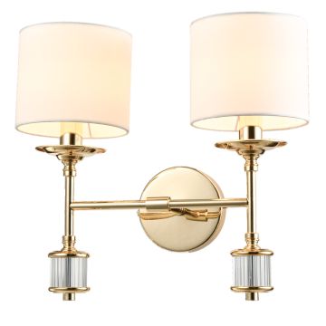 Cosmolight SUTTON W02415AU-WH Aplique de perete 2x25W/E14 ip20
