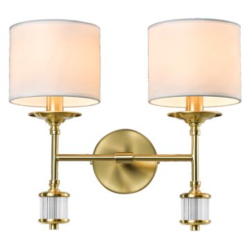 Cosmolight SUTTON W02852BR-WH Aplique de perete 2x25W/E14 ip20