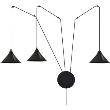 Emibig ABRAMO 160/3 Aplique de perete 3x60W/E27 IP20