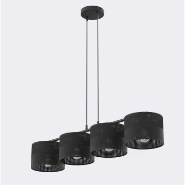 Emibig KARBON 1651/4 Lampă cu pendul 4x15W/E27 IP20