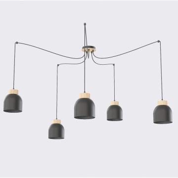 Emibig KRU 1626/5 Lampă cu pendul 5x15W/E27 IP20
