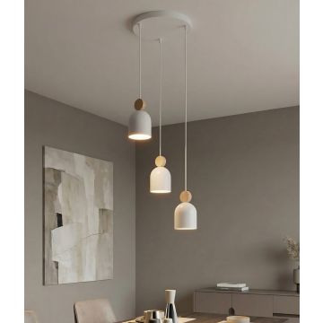 Emibig MESI 1693/3PREM Lampă cu pendul 3x8W/GU10 IP20